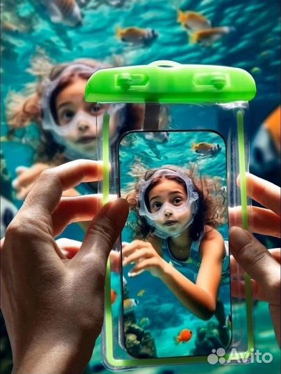 Прозрачный водонепроницаемый чехол сумка