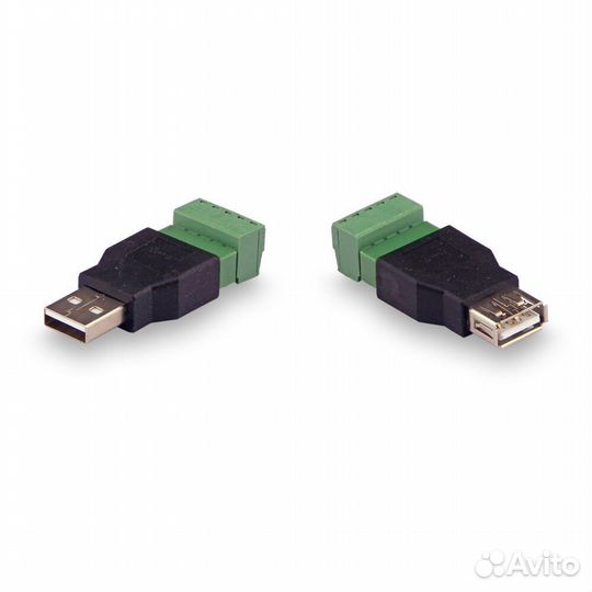 Комплект для передачи USB по витой паре USB(male)