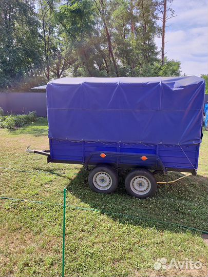 Прицеп легковой двухосный Кремень +