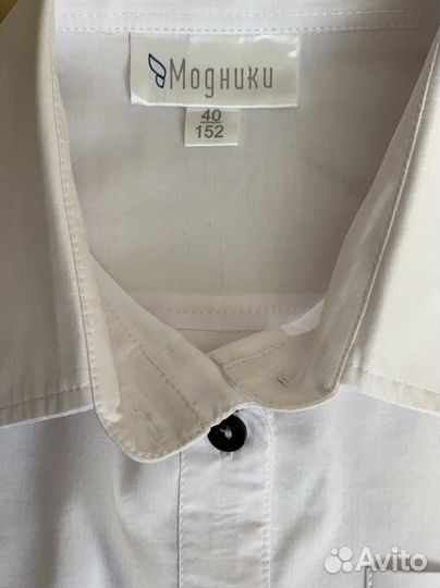 Школьна форма. Рубашка белая для девочки