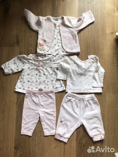 Детские вещи пакетом для девочек 56-68