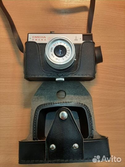 Советский фотоаппарат Смена 8М + фотовспышка фэ-27