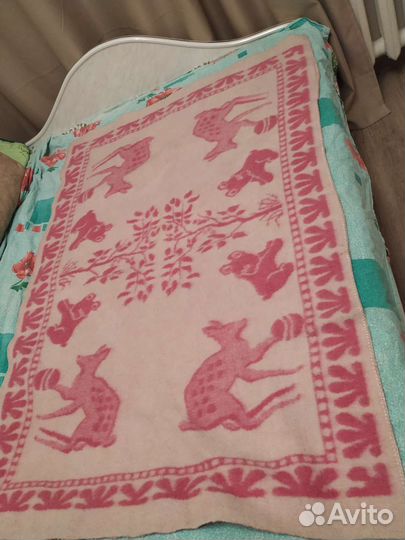 Детское одеяло шерстяное, для выписки, на выписку