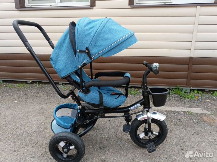 Велосипед с родительской ручкой