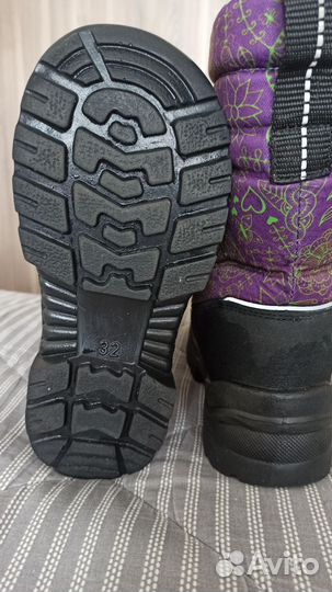 Сапоги зимние для девочки 32