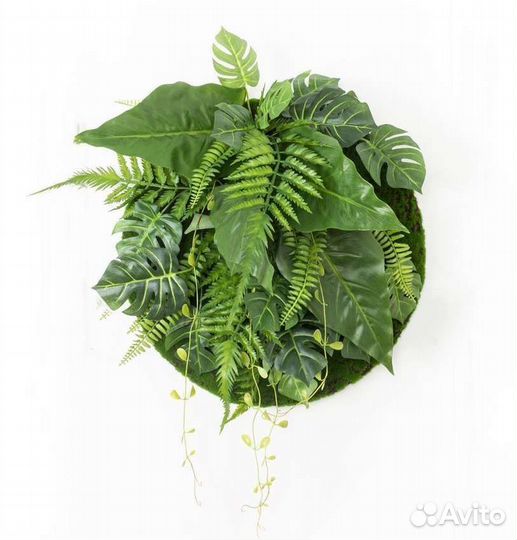 Круглые картины, панно из растений, арт 1123, от