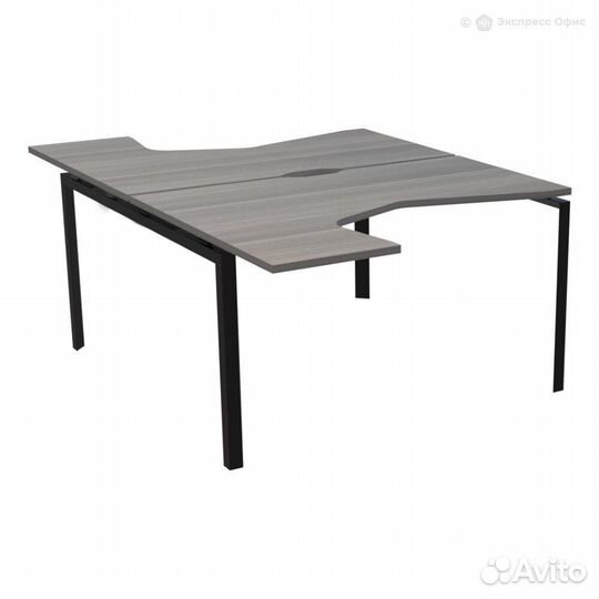 Стол-бенч двойной эргономичный на 2 рабочих места