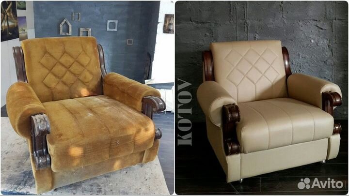 Перетяжка мебели, ремонт и перетяжка матрасов