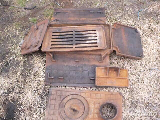 Печь буржуйка чугунная СССР разборная