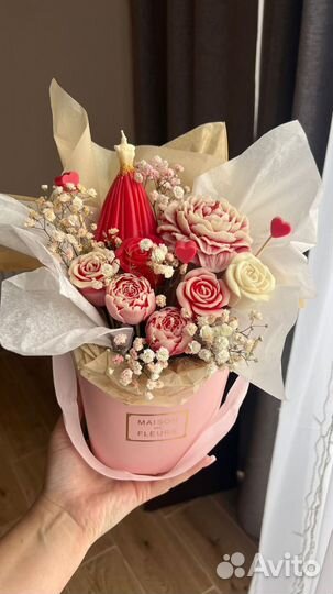 Букеты из воска(ручная работа)