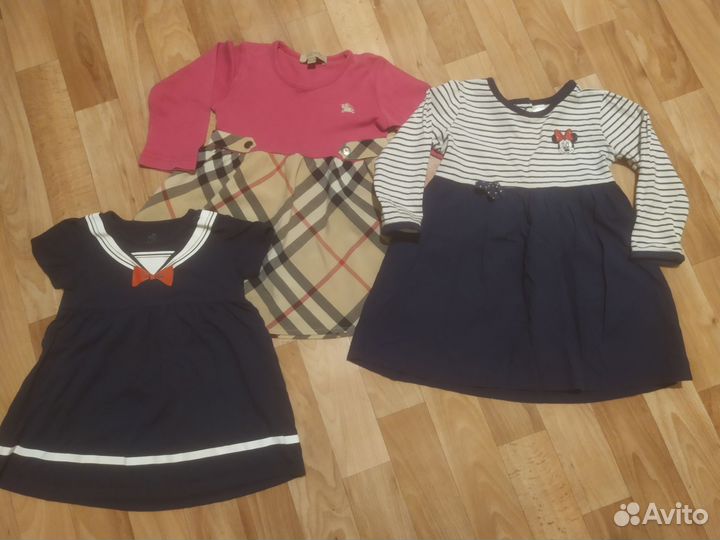 Детская одежда для девочек пакетом 80-86-92