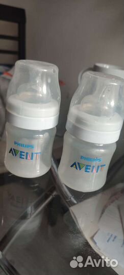 Бутылочка avent 125 мл и Dr Brown's антиколик