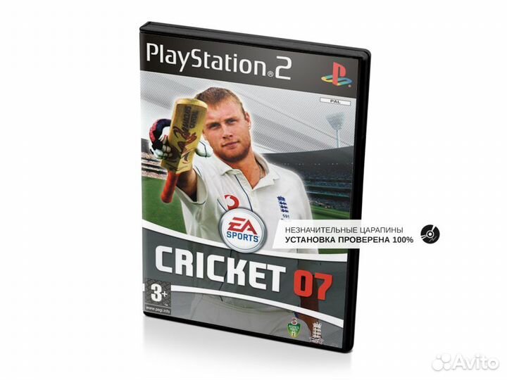 Cricket 07, б/у, незнач.царап. (PS2)