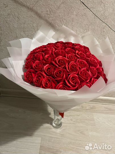 Мыльные розы 51шт