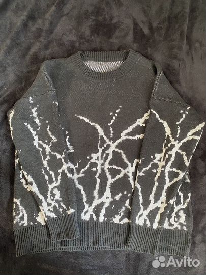 Свитер y2k, anime, drein черный