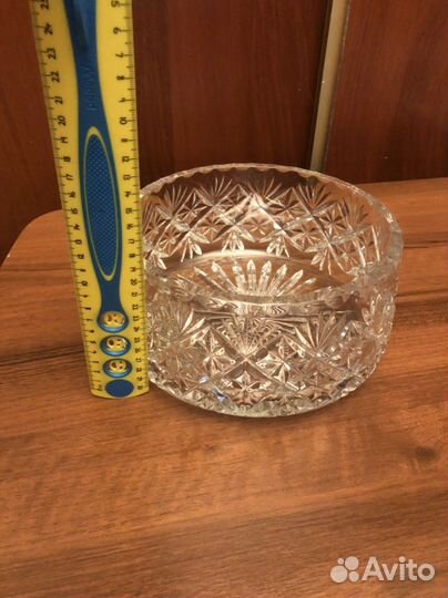Хрустальная ваза для фруктов