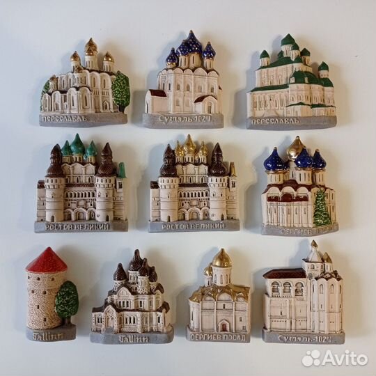 Магниты на холодильник из разных стран