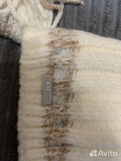 Вязанные комплект шапка