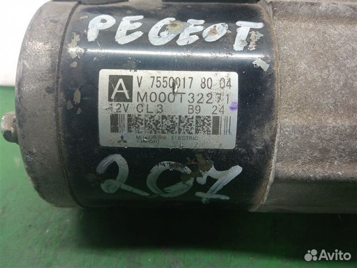 Стартер Peugeot 207