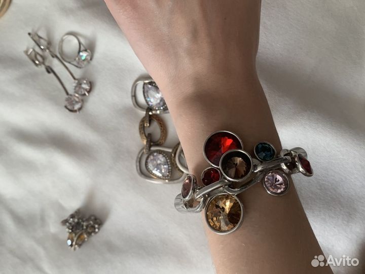 Серьги кольца браслеты