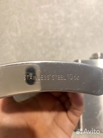 Фляжка из нержавейки бу