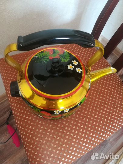 Чайник электрический новый расписной СССР