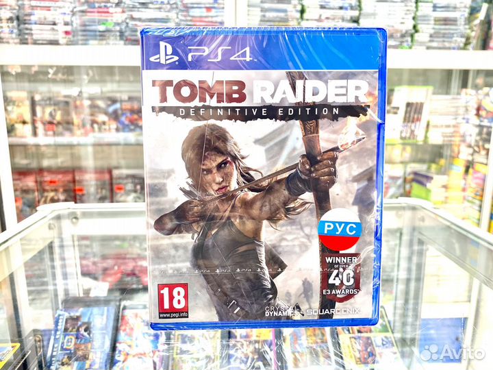 Tomb Raider Definitive Edition игра для Ps4 Новый