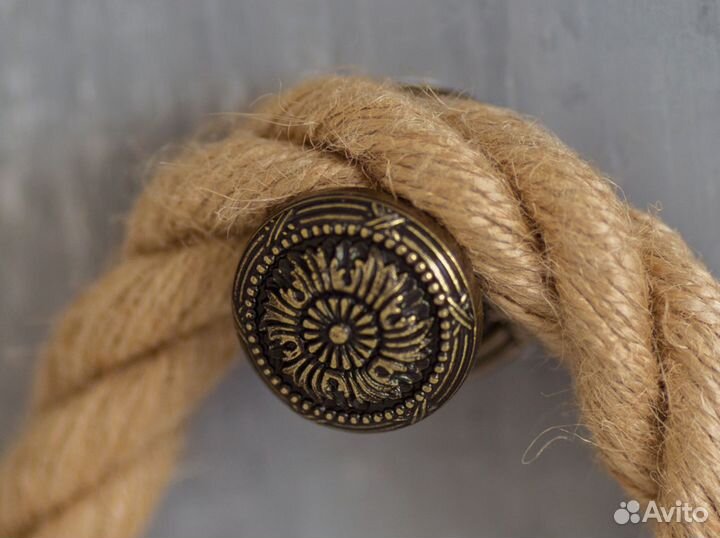 Зеркало на канате в стиле лофт