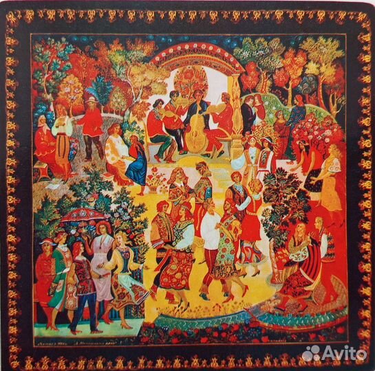 Наборы открыток СССР Лаковая миниатюра Мистеры