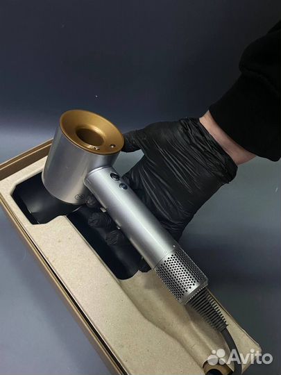 Фен Dyson supersonic HD8 золото