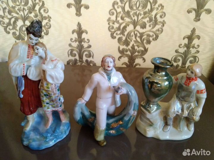 Фигурки старинные статуэтки фарфор СССР