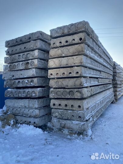 Плиты перекрытия пустотные бу