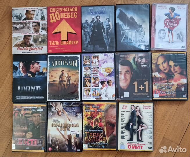 28 шт. DVD диски с фильмами для подростков и взрос