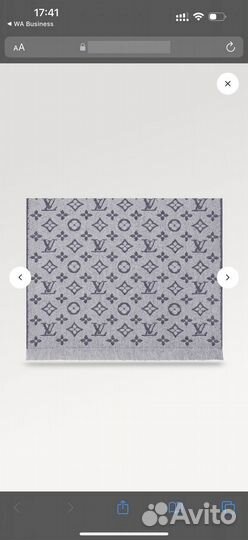 Louis vuitton шарф