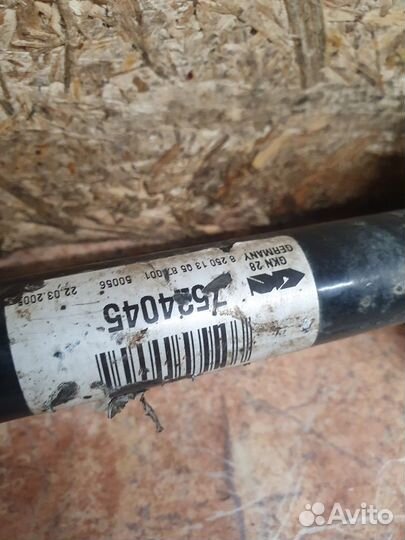 Привод передний левый BMW X3 E83 2004-2010