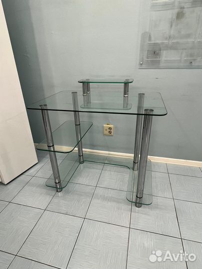 Стеклянный стол письменный компьютерный