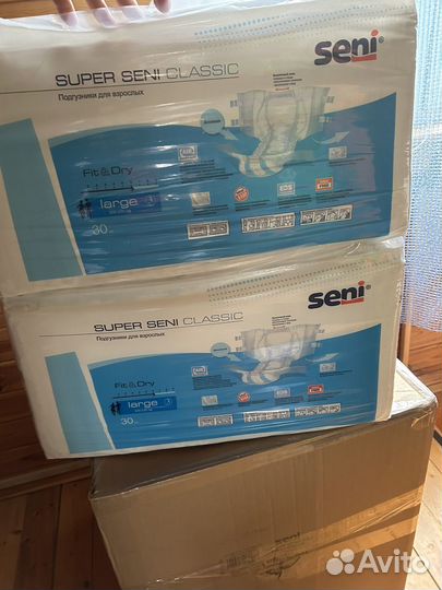 Памперсы Seni 3L