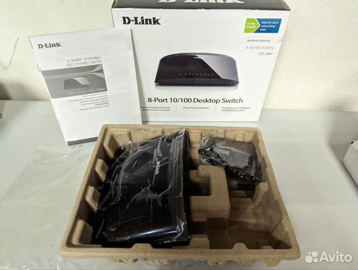Коммутатор D-Link DES-1008D (новый)