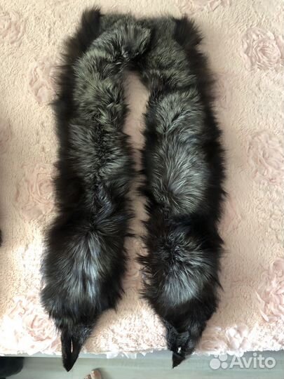 Меховой воротник песец