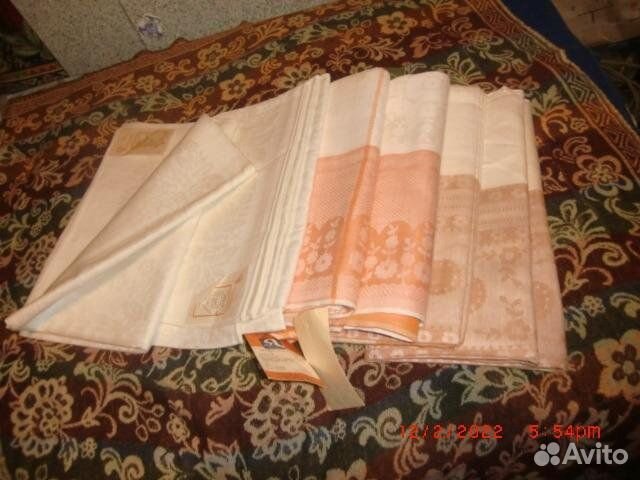 СССР Скатерти лен новые с этикеткой