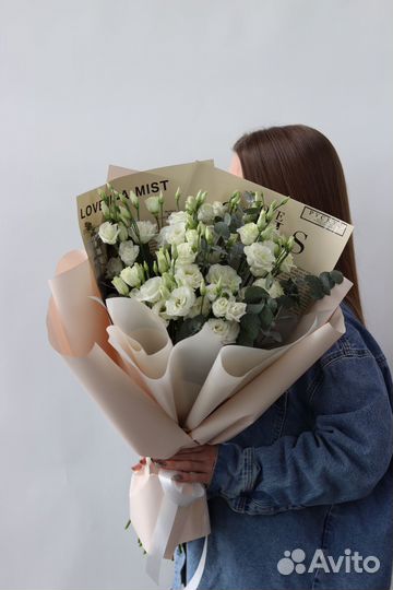 Букет из эустомы