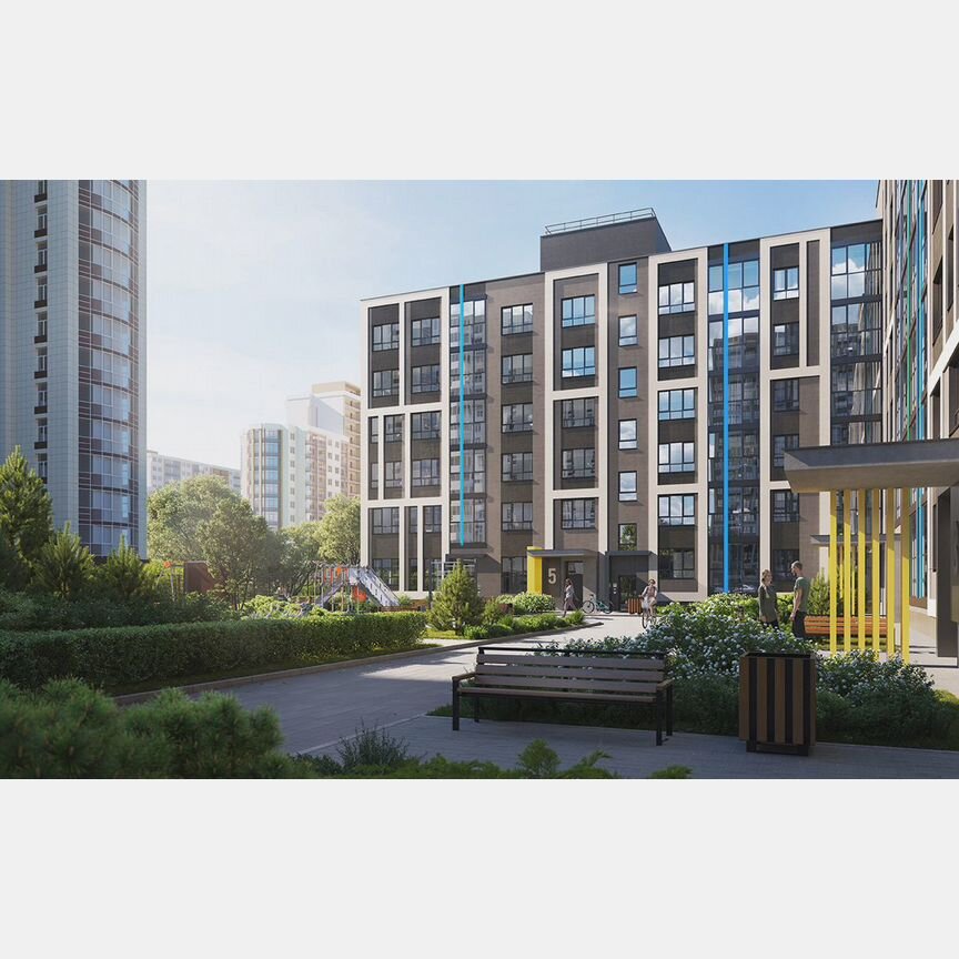 1-к. квартира, 40,9 м², 15/19 эт.