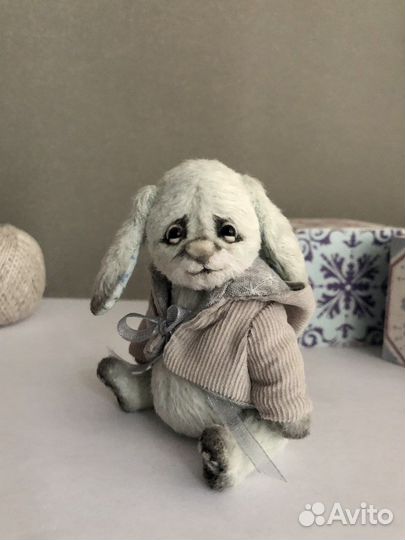 Зайчик тедди Ро. ручная работа