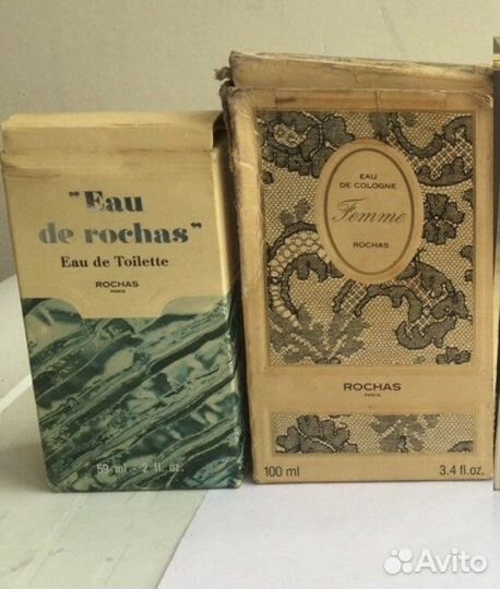 Винтажная парфюмерия eau de cologne Rochas femme