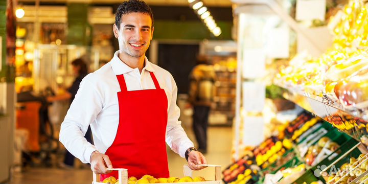 Работник на выкладку товара с еженедельной оплатой