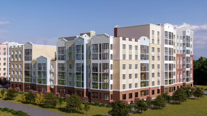 1-к. квартира, 42 м², 3/6 эт.