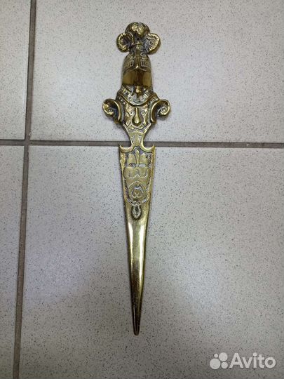 Нож для писем.бронза винтаж