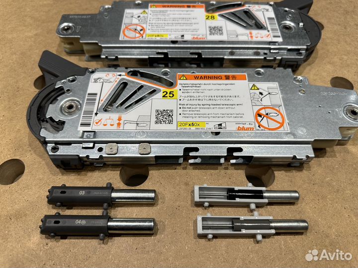 Доводчики blum для Авентос