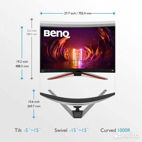 Игровой изогнутый монитор