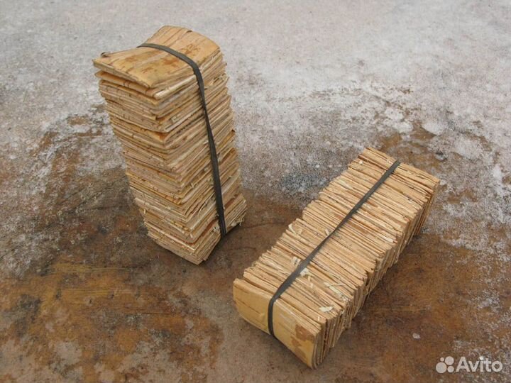Береста наборная, не клеёная. 50 брикетов